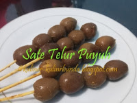 Resep Sate Telur Puyuh ala Angkringan Jogja