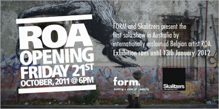 First Australian exhibition of ROA