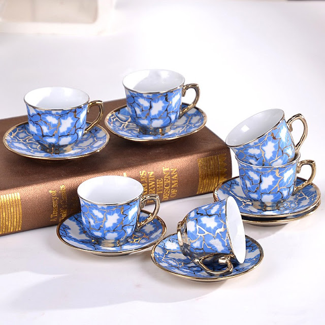 Bone China Tea Cups Saucers