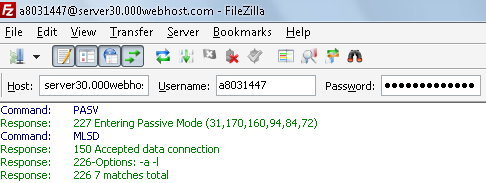 Using Filezilla Host Files
