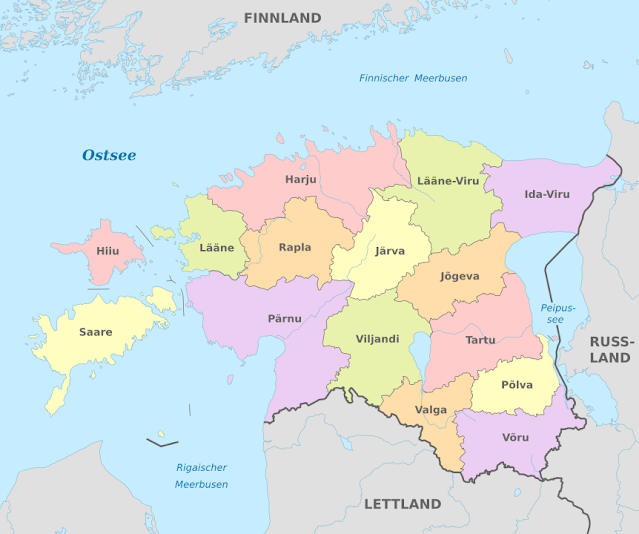 Estonia map and facts about Estonia