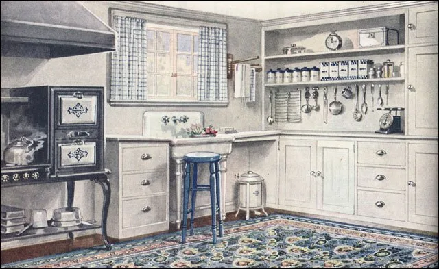 Vintage 1920s kitchen