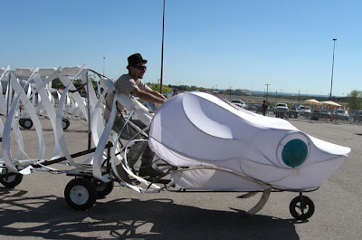 Maker Faire Austin Whitesnake Bike