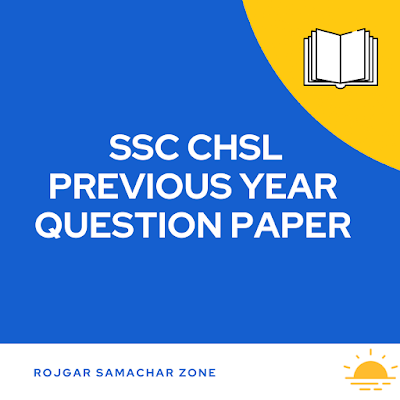 ssc chsl question paper pdf