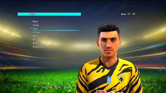 Konstantinos Galanopoulos Face For PES 2013