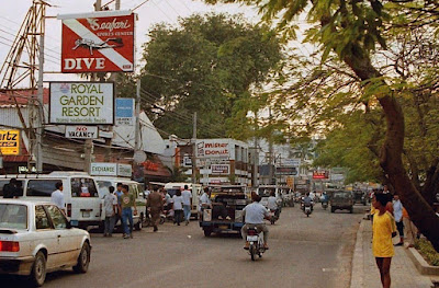 Pattaya Beach Road in 1989.