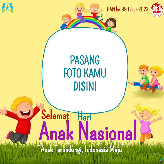 Twibbon Hari Anak Nasional (HAN) Tahun 2023