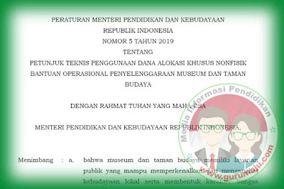 Permendikbud Nomor 5 Tahun 2019