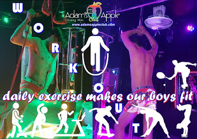 Our Adams Apple Club Boys exercise – Our Boys make Adam’s Apple Club to the No. 1 Host Bar in Chiang Mai