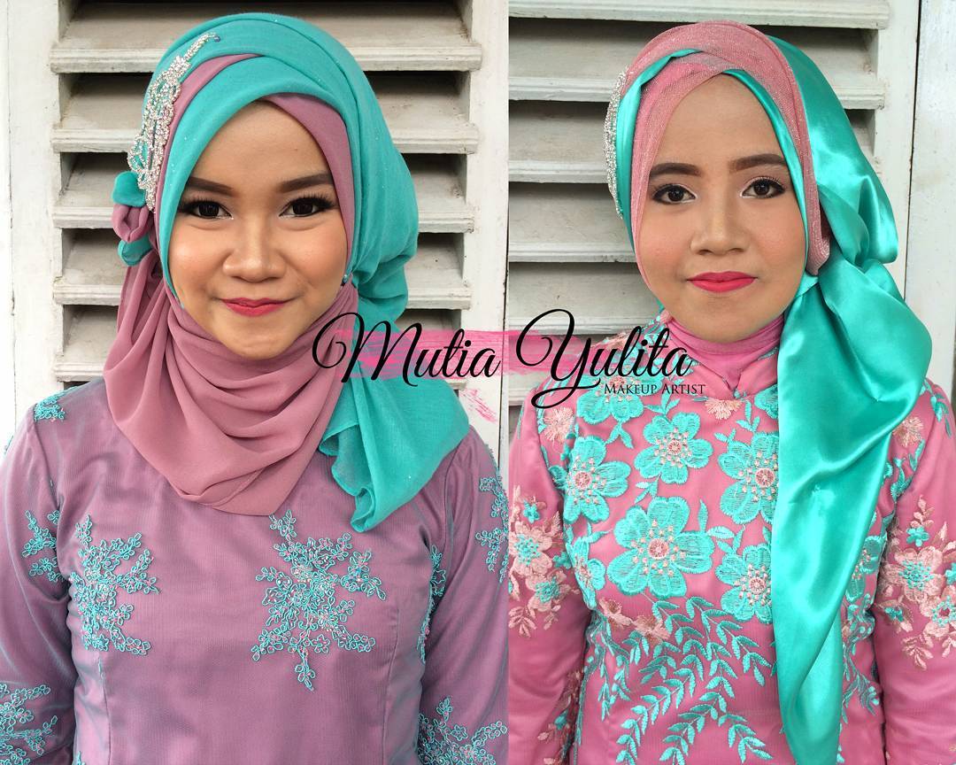 Tutorial Hijab Wisuda Segi Empat Dua Warna Tutorial Hijab Paling