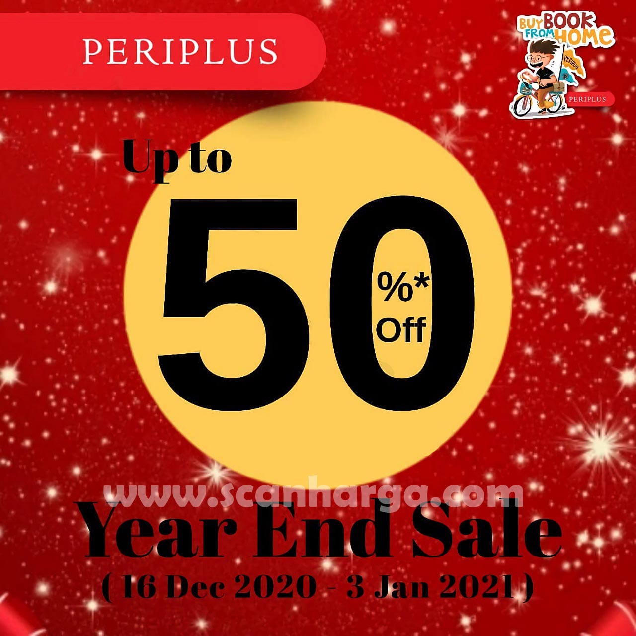 Promo PERIPLUS Year End SALE Discount Up To 50% Off