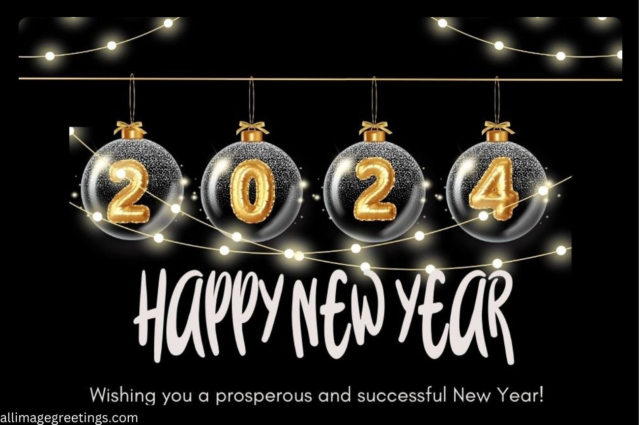 New year wish image 2024