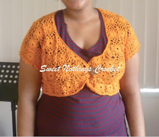 free crochet ladies bolero, free crochet granny square pattern