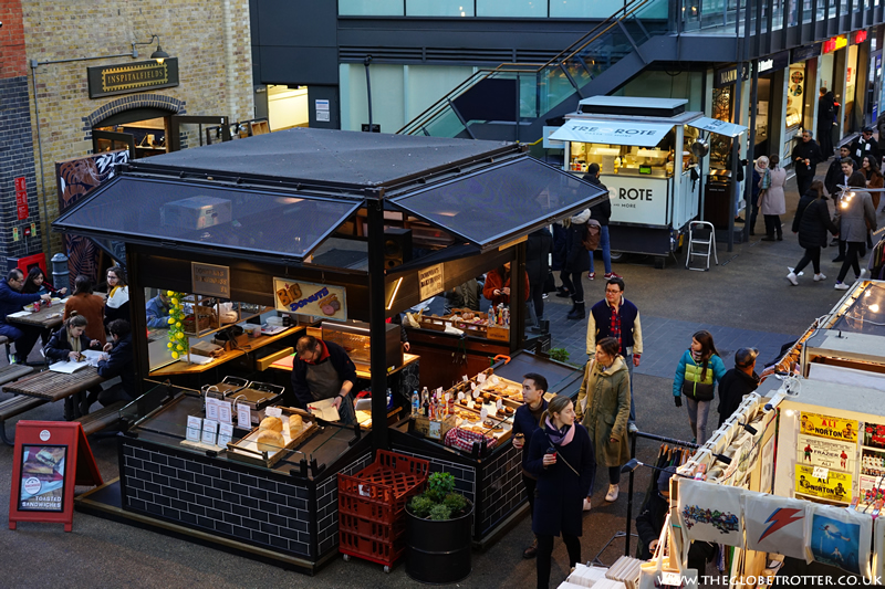 Food Stalls at Old Spitalfields Market