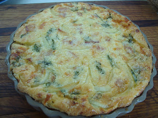 bacon and onion quiche