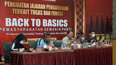 Back To Basics Tugas Fungsi Pemasyarakatan, Kalapas Cikarang Berikan Penguatan Pada Jajaran Pengamanan 