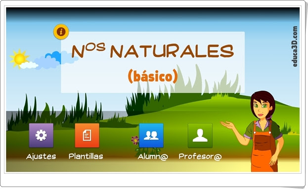 "Números naturales básico" (Aplicación expositiva e interactiva de Matemáticas de Primaria)