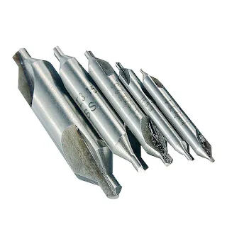 5 Pcs HSS Combined Center Drills Countersinks 60 Degree Angle Bit Set Hole Cutter hown - store