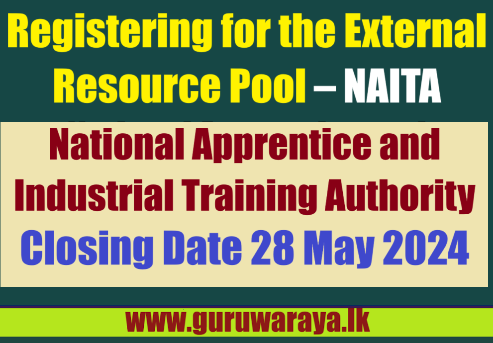 Registering for the External Resource Pool - NAITA