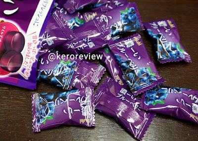 รีวิว อาซาฮี ลูกอมบลูเบอร์รี่ (CR) Review Dark Blueberry Candy, Asahi Brand.