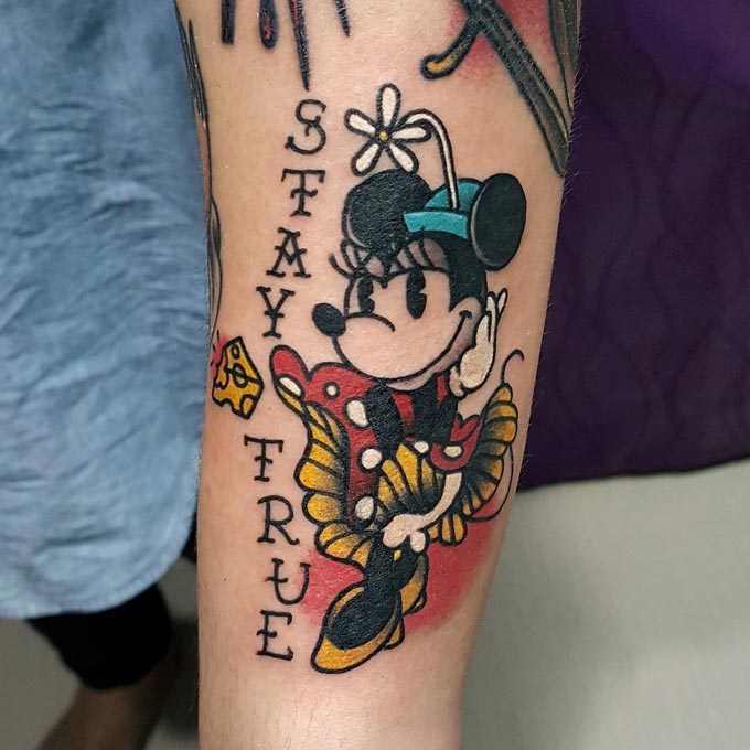 Tatuajes de Mickey y Minnie Mouse