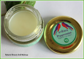 Ardhana Peppermint Organic Lip balm Review on Natural Beauty And Makeup Blog