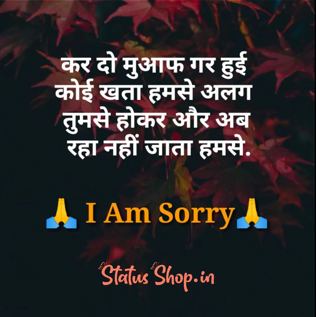 Sorry-status-in-hindi-statusshop