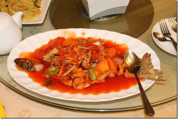fish with head and tail!  yummy