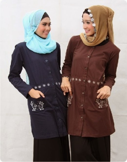  Model  baju  atasan  muslim untuk  remaja  masa kini W4hyun3 