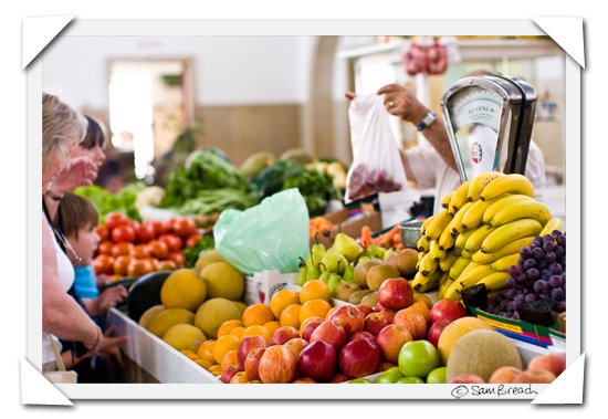 fruit and veg. of fresh fruit and veg,