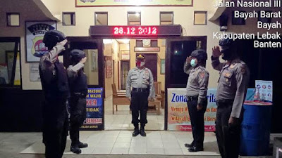 Berikan Rasa Aman Masyarakat, Polsek Bayah Laksanakan Giat Patroli Malam