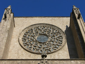 Rose window of Santa Maria del Mar