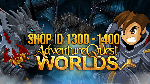 Shop ID AQW 1300 - 1400