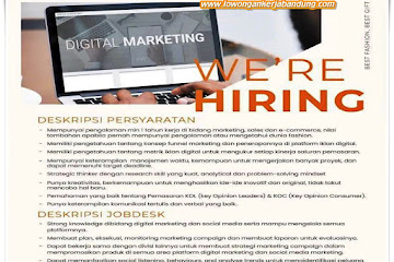 Loker Bandung Digital Marketing Lahimi Bandung