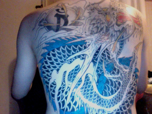 tattoo lotus et dragon 