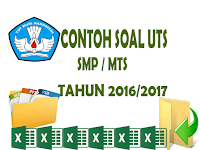 Contoh Soal UTS SMP/MTs Lengkap Tahun Ajar 2016/2017 Gratis