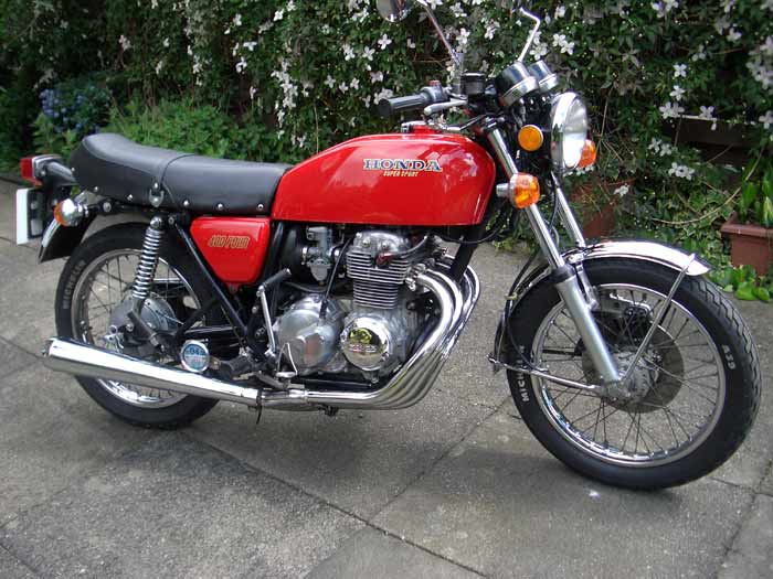 classic Honda motorcycle