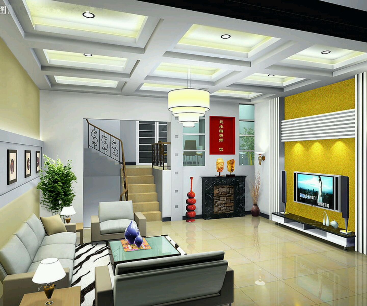 Rumah rumah minimalis: Ultra Modern living rooms interior 
