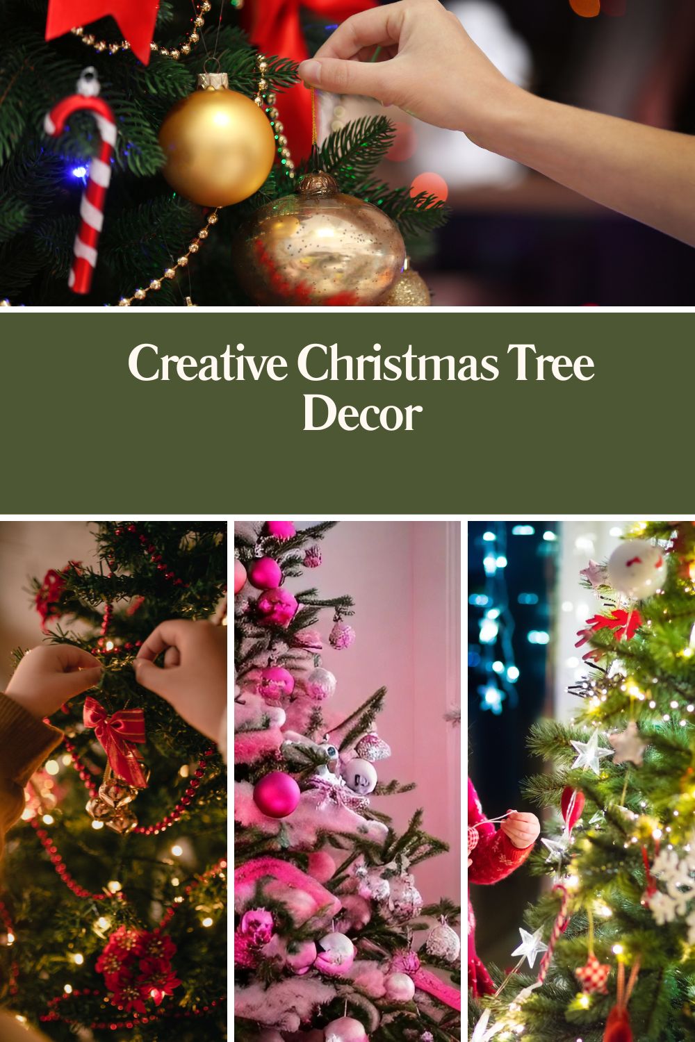 Creative Christmas Tree Decor
