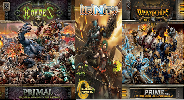 Hordes, Warmachine and Infinity game