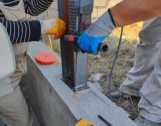 Drilling to secure with another pin