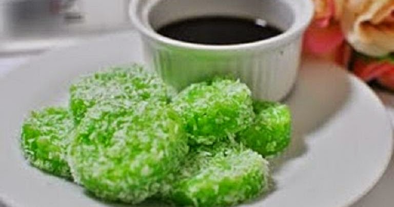 Kuih Hijau Kuah Gula Melaka - Balsem i