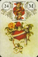 24. Coração - Combinações com Baralho Cigano  Lenormand