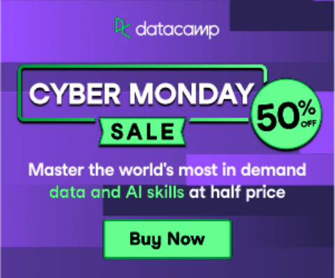 Elevate Your Career with DataCamp's Exclusive Cyber Monday Offer - Limited Time Only!
