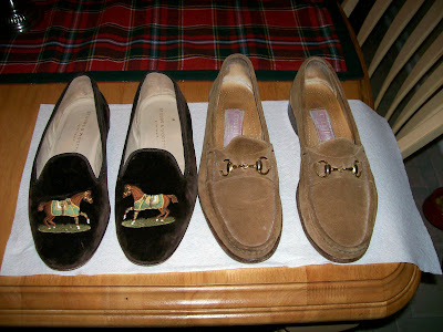 Shoes Loafers on My New Brown Velvet Shoes From Stubbs Wootton Arrived And My New Cole