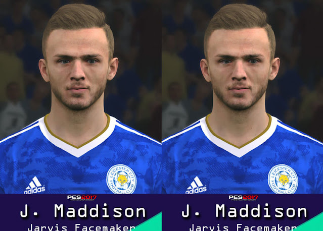 James Maddison Face 2022 For PES 2017