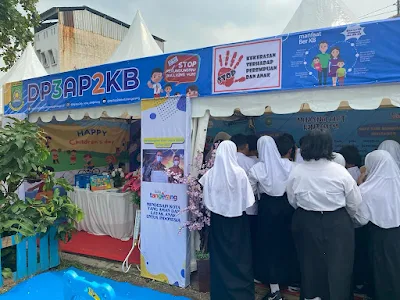 Hari ke Tiga Festival Cisadane DP3AP2KB Buka Layanan Konsultasi Korban Kekerasan Perempuan dan Anak