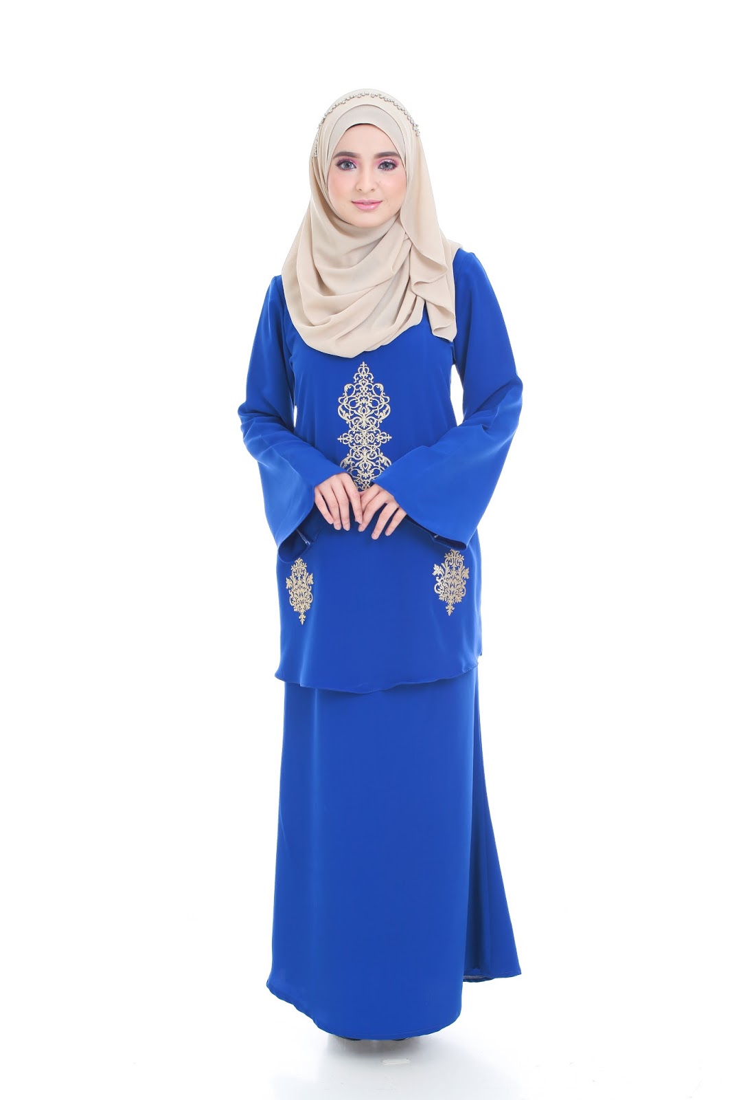  Baju  Kurung  Royal Blue  baju  kurung  royal blue  baju  