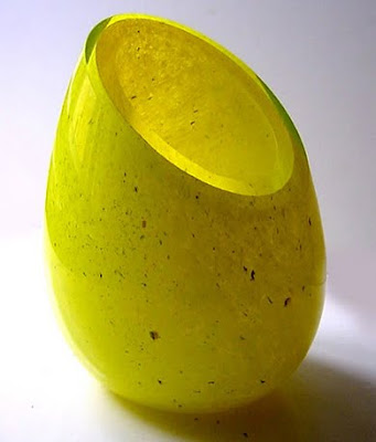 Unique oval glass vase, Unique, Modern Vase, Vase, Handicraft Design
