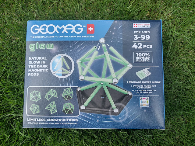 GEOMAG Glow - Glow in the Dark Magnetic Rods